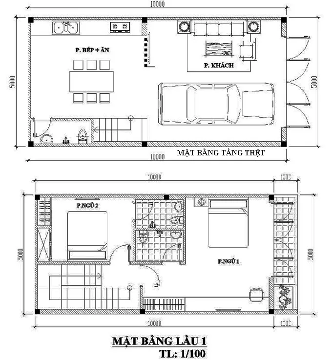 4 Mẫu nhà ống 2 tầng 5x10m đẹp được các cặp vợ chồng trẻ săn đón