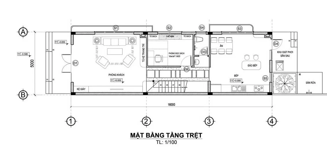 5 mẫu nhà 2 tầng 3 phòng ngủ 5x16m đẹp mà ai cũng mơ ước