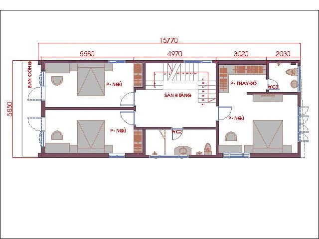 5 mẫu nhà 2 tầng 6x16m đẹp với không gian sống thoải mái và tiện nghi