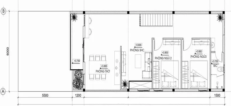 5 mẫu nhà ống 2 tầng 6x20m đẹp hiện đại khó rời mắt