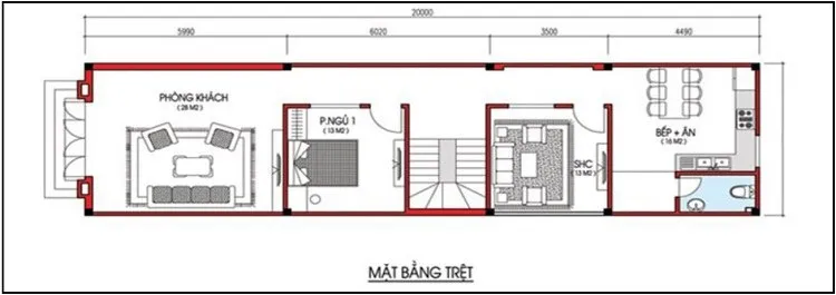 5 mẫu nhà ống 2 tầng đẹp 4×20 ấn tượng từ cái nhìn đầu tiên