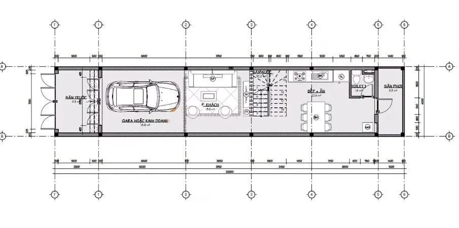 5 mẫu nhà ống 2 tầng đẹp 4×20 ấn tượng từ cái nhìn đầu tiên