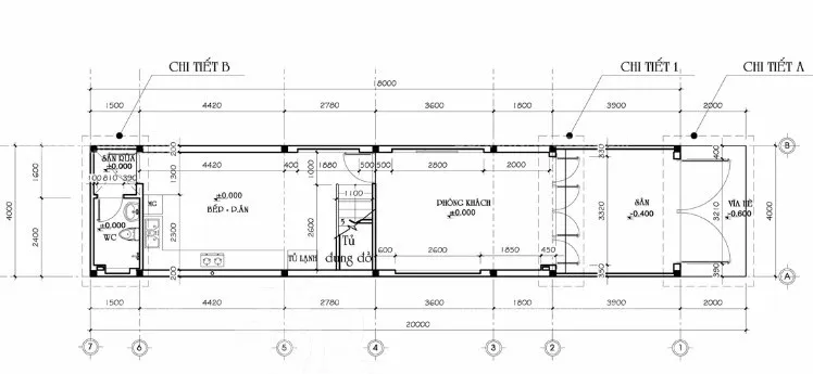 5 mẫu nhà ống 2 tầng đẹp 4×20 ấn tượng từ cái nhìn đầu tiên