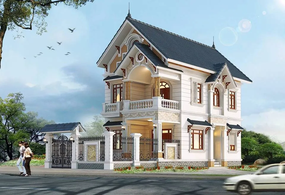 6 mẫu nhà 2 tầng 100m2 4 phòng ngủ đa dạng phong cách và thiết kế