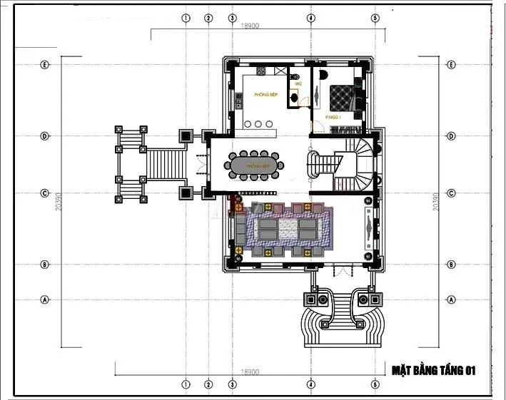 Ấn tượng với mẫu thiết kế biệt thự 3 tầng kiểu Pháp ở TP. Hồ Chí Minh