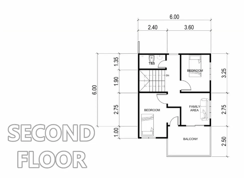 Bí quyết thiết kế nhà 2 tầng 6x6m hiện đại và tiện nghi