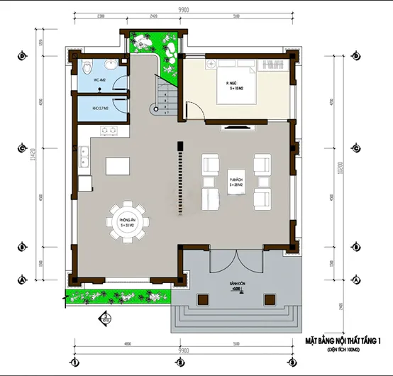 Chiêm ngưỡng 3 thiết kế biệt thự 10×10 đẳng cấp nhất hiện nay