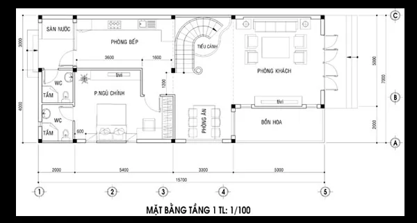 Chiêm ngưỡng bản vẽ nhà 2 tầng mái thái với kiến trúc độc đáo tại Lạng Sơn