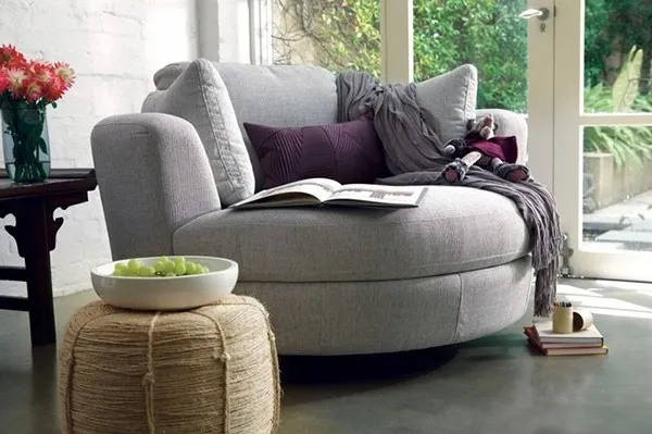 Độc đáo với những mẫu bàn, ghế, thảm sofa tròn cho đẹp mê ly