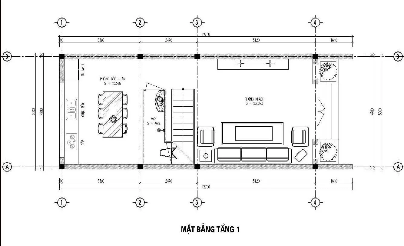 Gợi ý thiết kế mẫu nhà 5x11m 2,3,4 tầng hiện đại đơn giản tiện nghi