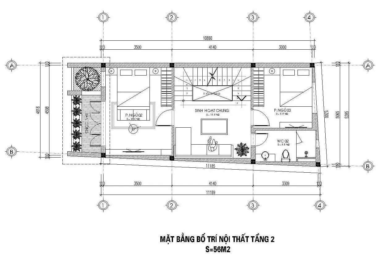 Gợi ý thiết kế mẫu nhà 5x11m 2,3,4 tầng hiện đại đơn giản tiện nghi