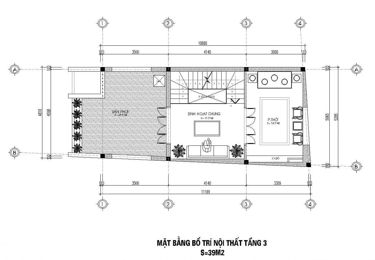 Gợi ý thiết kế mẫu nhà 5x11m 2,3,4 tầng hiện đại đơn giản tiện nghi