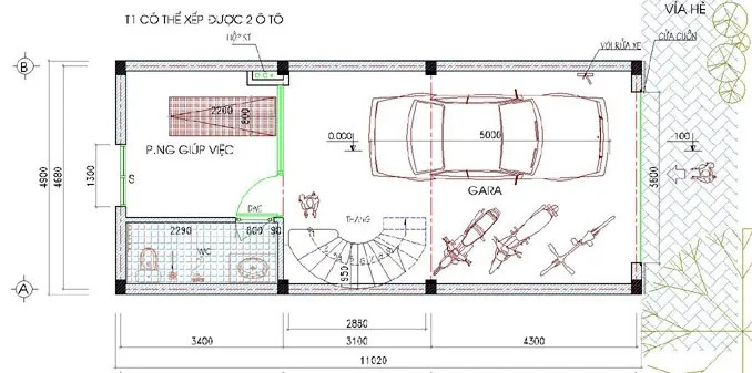 Gợi ý thiết kế mẫu nhà 5x11m 2,3,4 tầng hiện đại đơn giản tiện nghi