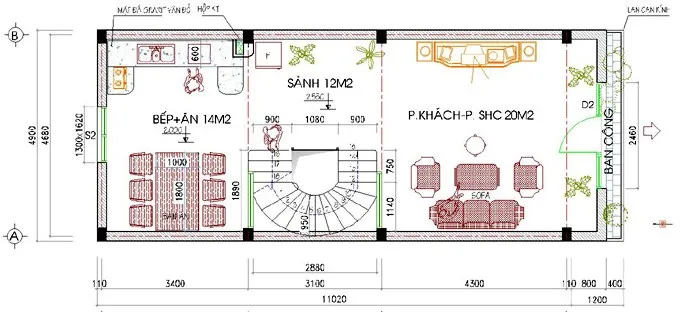 Gợi ý thiết kế mẫu nhà 5x11m 2,3,4 tầng hiện đại đơn giản tiện nghi