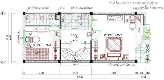 Gợi ý thiết kế mẫu nhà 5x11m 2,3,4 tầng hiện đại đơn giản tiện nghi