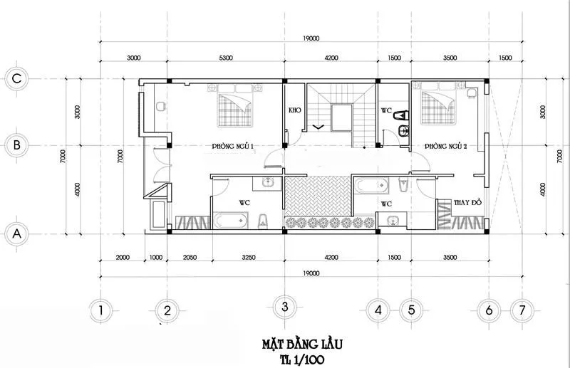 Hé lộ 3 mẫu nhà 2 tầng 7x19m sang trọng thể hiện đẳng cấp của gia chủ