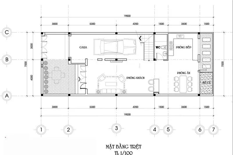 Hé lộ 3 mẫu nhà 2 tầng 7x19m sang trọng thể hiện đẳng cấp của gia chủ