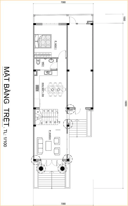 Hé lộ 3 mẫu nhà 2 tầng 7x19m sang trọng thể hiện đẳng cấp của gia chủ