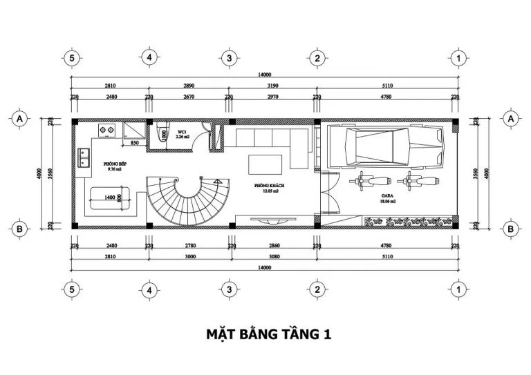 Khám phá mẫu nhà ống 3 tầng tân cổ điển sang chảnh của gia đình Mr. Hoàng