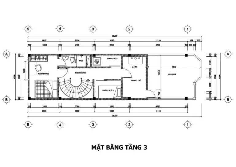 Khám phá mẫu nhà ống 3 tầng tân cổ điển sang chảnh của gia đình Mr. Hoàng