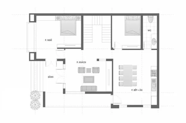 Mẫu biệt thự 3 tầng mái thái 12x12m siêu lôi cuốn ở Thanh Hóa