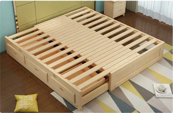 Mẫu giường pallet đẹp phong cách vintage lãng mạn