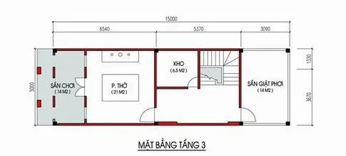 Mẫu nhà ống 3 tầng kiểu pháp hiện đại và “sang chảnh” nhất Hà Nội