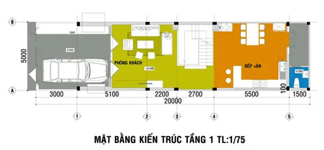 Mẫu nhà ống 4 tầng hiện đại 5x20m, nét chấm phá của kiến trúc đương đại!