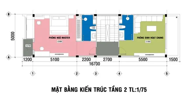 Mẫu nhà ống 4 tầng hiện đại 5x20m, nét chấm phá của kiến trúc đương đại!