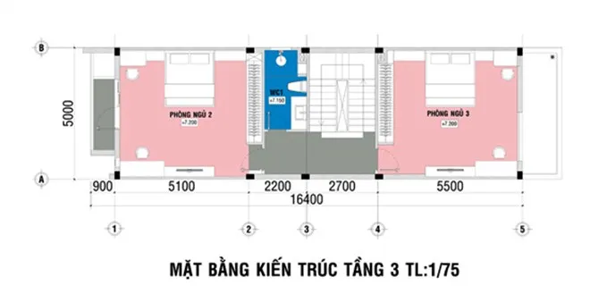 Mẫu nhà ống 4 tầng hiện đại 5x20m, nét chấm phá của kiến trúc đương đại!