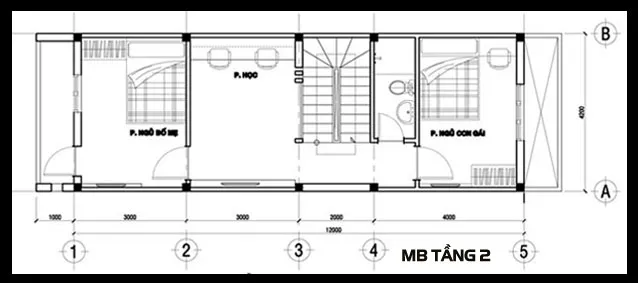 Mẫu nhà ống rộng 4m mặt tiền ấn tượng tại Ba Vì – Hà Nội