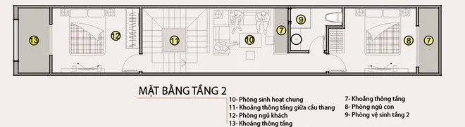 Ngỡ ngàng trước vẻ đẹp của mẫu thiết kế nhà 2 tầng 6×15