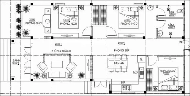 Nhà cấp 4 mái thái 9×20 hiện đại đẹp – Xu hướng thẩm mỹ 2024