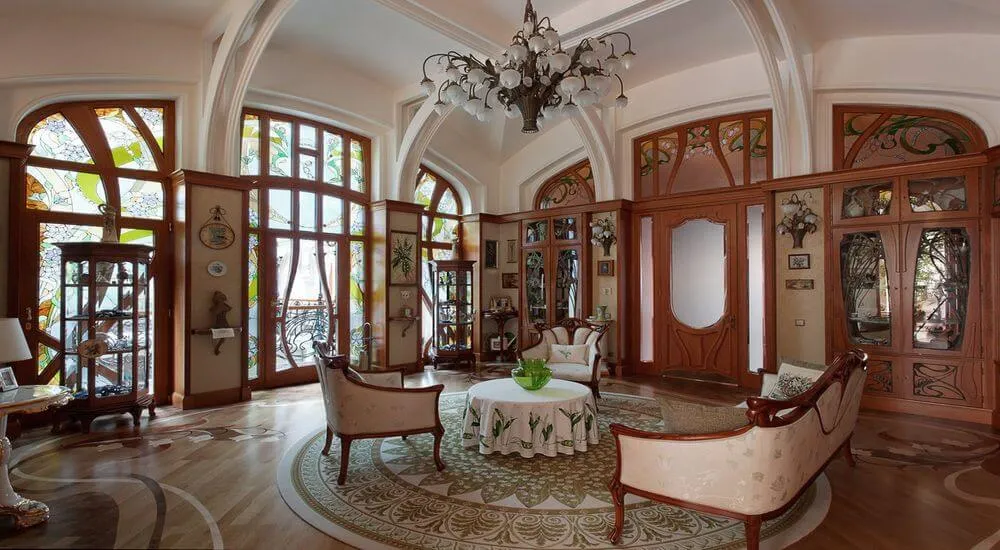 Phong cách thiết kế nội thất Art Nouveau – phong cách của quý tộc