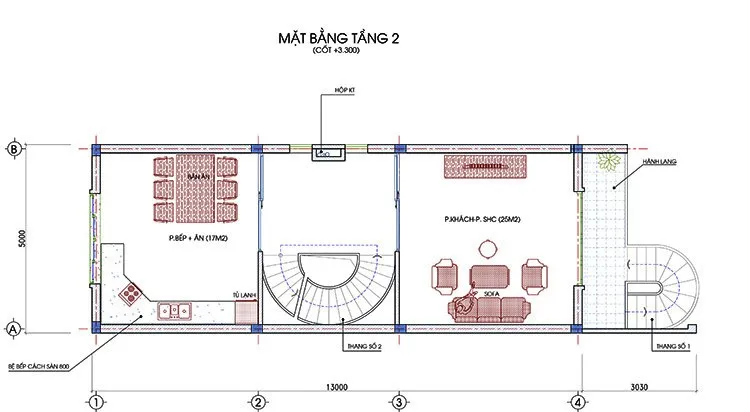 Sửng sốt trước vẻ đẹp mẫu nhà ống 5×20, đẹp từng cm