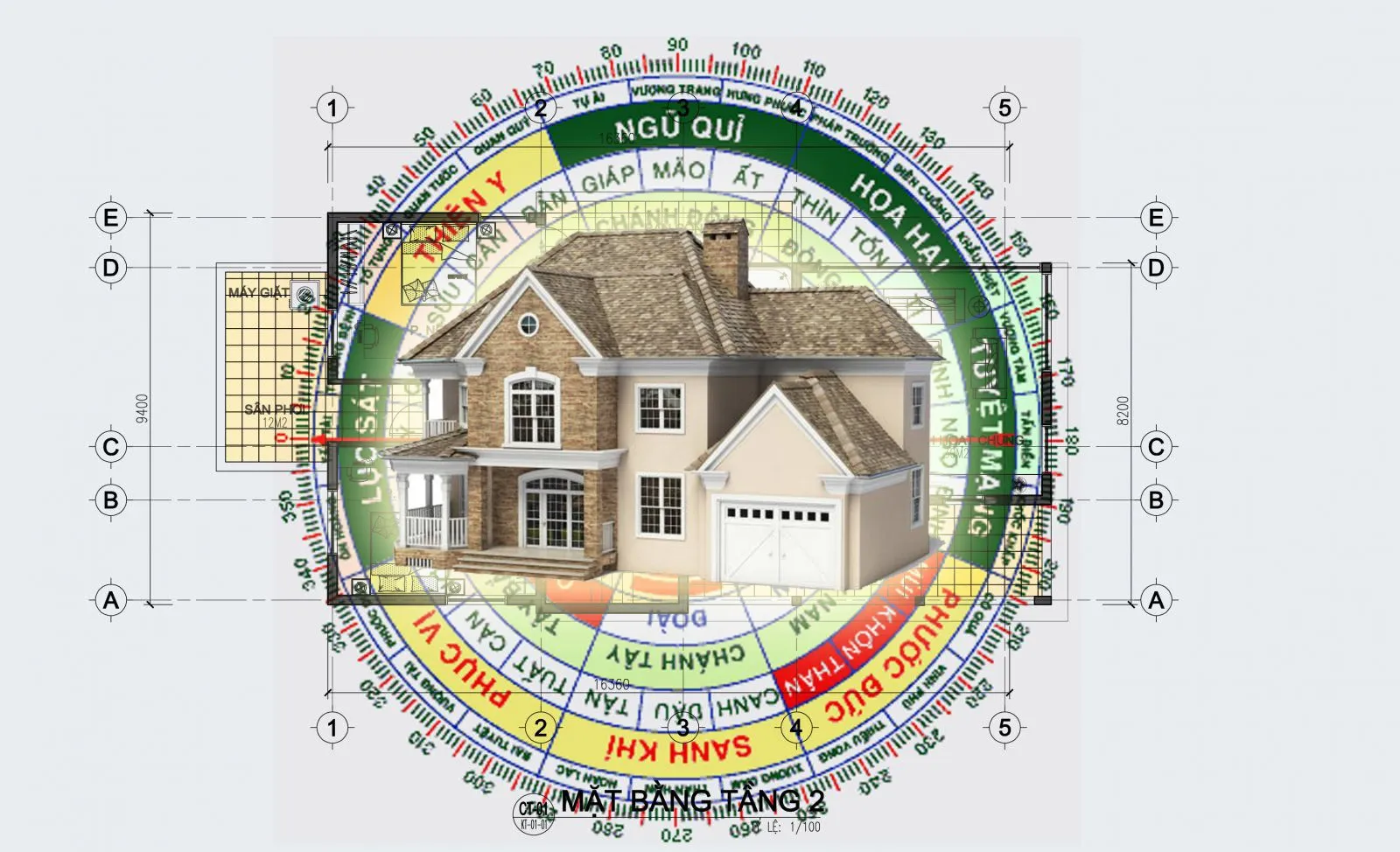 Tán gia bại sản nếu xác định hướng nhà không chuẩn