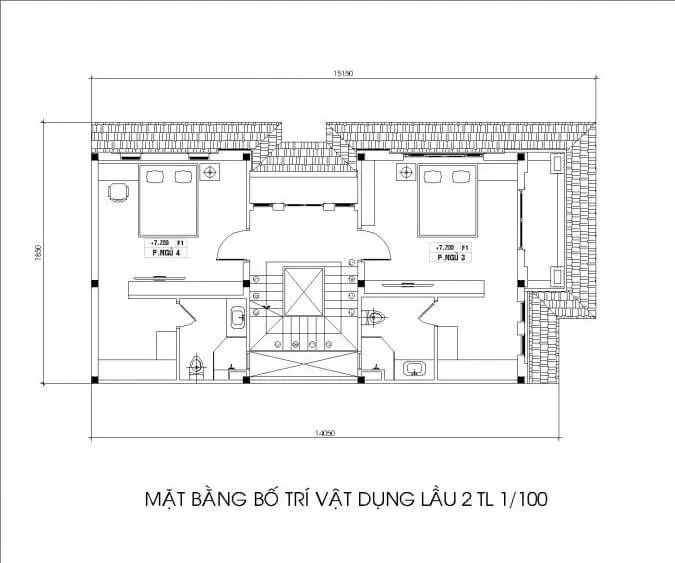 Thiết kế biệt thự 8x16m không gian mở – Tinh hoa kiến trúc hiện đại