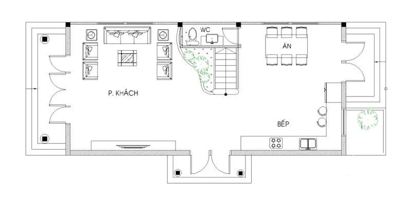 Thiết kế nhà 2 tầng kiểu pháp đẹp và tiện nghi – WEDO