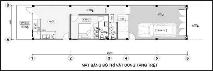 Top 10 mẫu nhà ống 2 tầng 4 phòng ngủ đẹp hiện nay kèm bản vẽ chi tiết