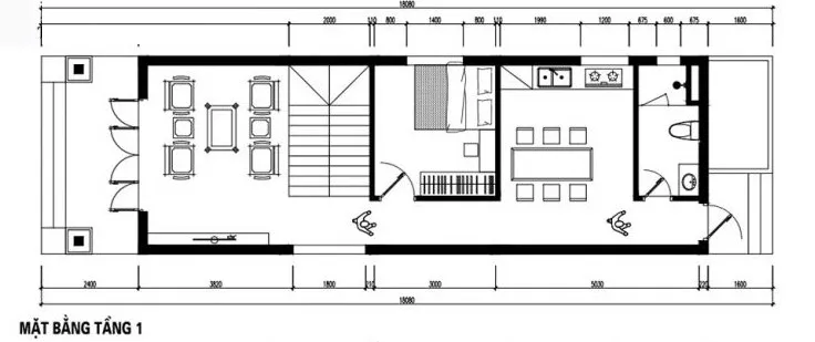 Top 5 mẫu nhà ống 2 tầng 5x18m mái bằng hiện đại nhiều người thích