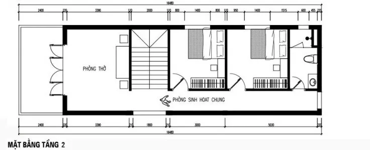 Top 5 mẫu nhà ống 2 tầng 5x18m mái bằng hiện đại nhiều người thích