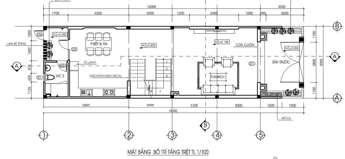 Top 5 mẫu nhà ống 3 tầng 5x18m đẹp lôi cuốn xem là thích ngay