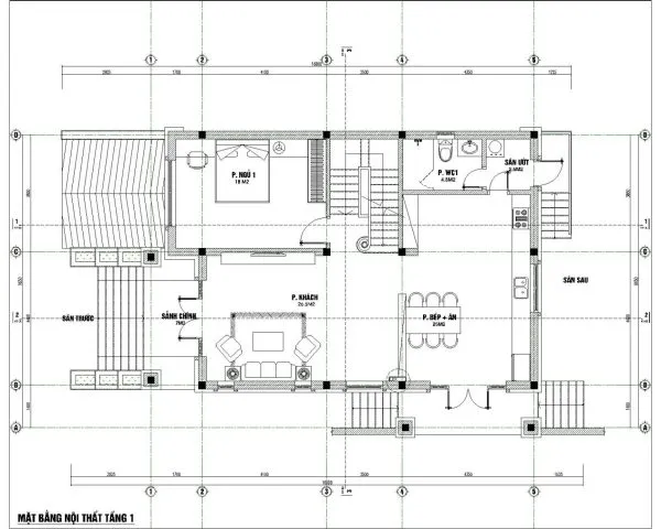 Top bản vẽ nhà có tầng hầm thiết kế đẹp chuẩn