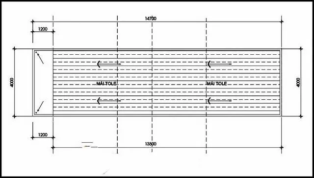 TOP mẫu bản vẽ nhà ống 2 tầng 3 phòng ngủ đơn giản và tiện nghi