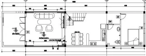 Top những mẫu bản vẽ nhà 2 tầng 5×16 khoa học nhất