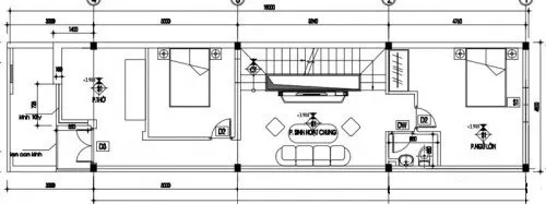 Top những mẫu bản vẽ nhà 2 tầng 5×16 khoa học nhất