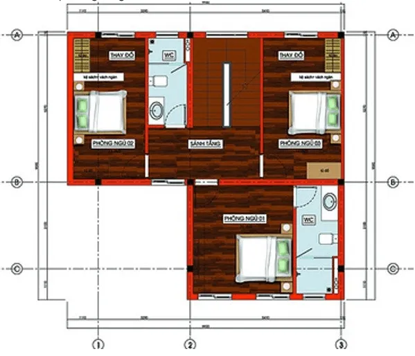 Tư vấn mẫu nhà vuông 3 tầng phong cách châu Âu hiện đại