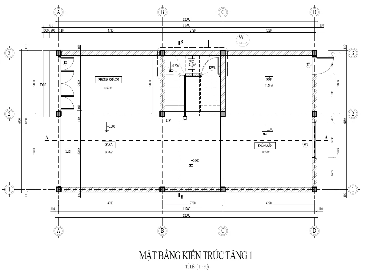 Tư vấn nhà phố 3 tầng đẹp hiện đại có gara