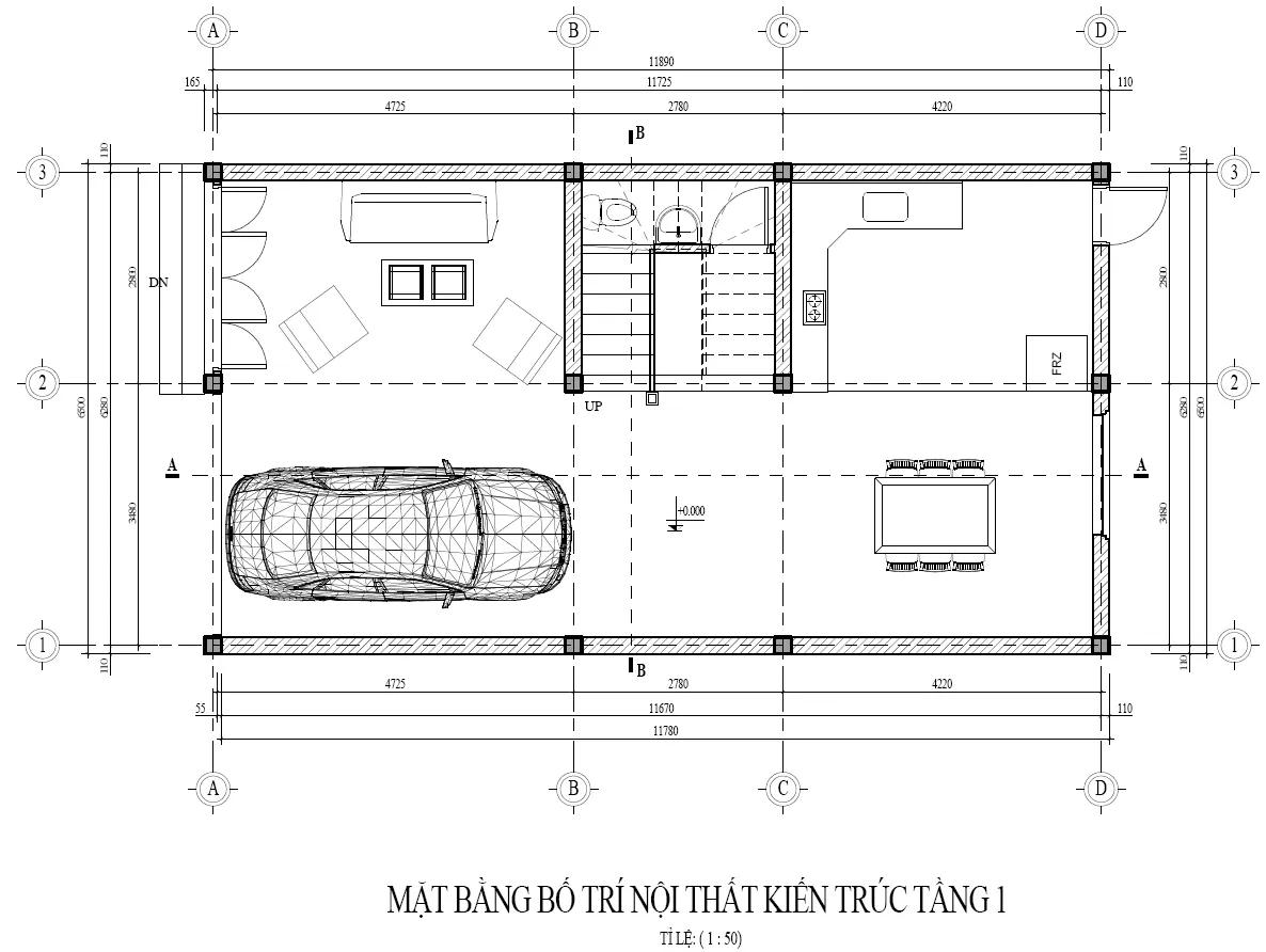 Tư vấn nhà phố 3 tầng đẹp hiện đại có gara