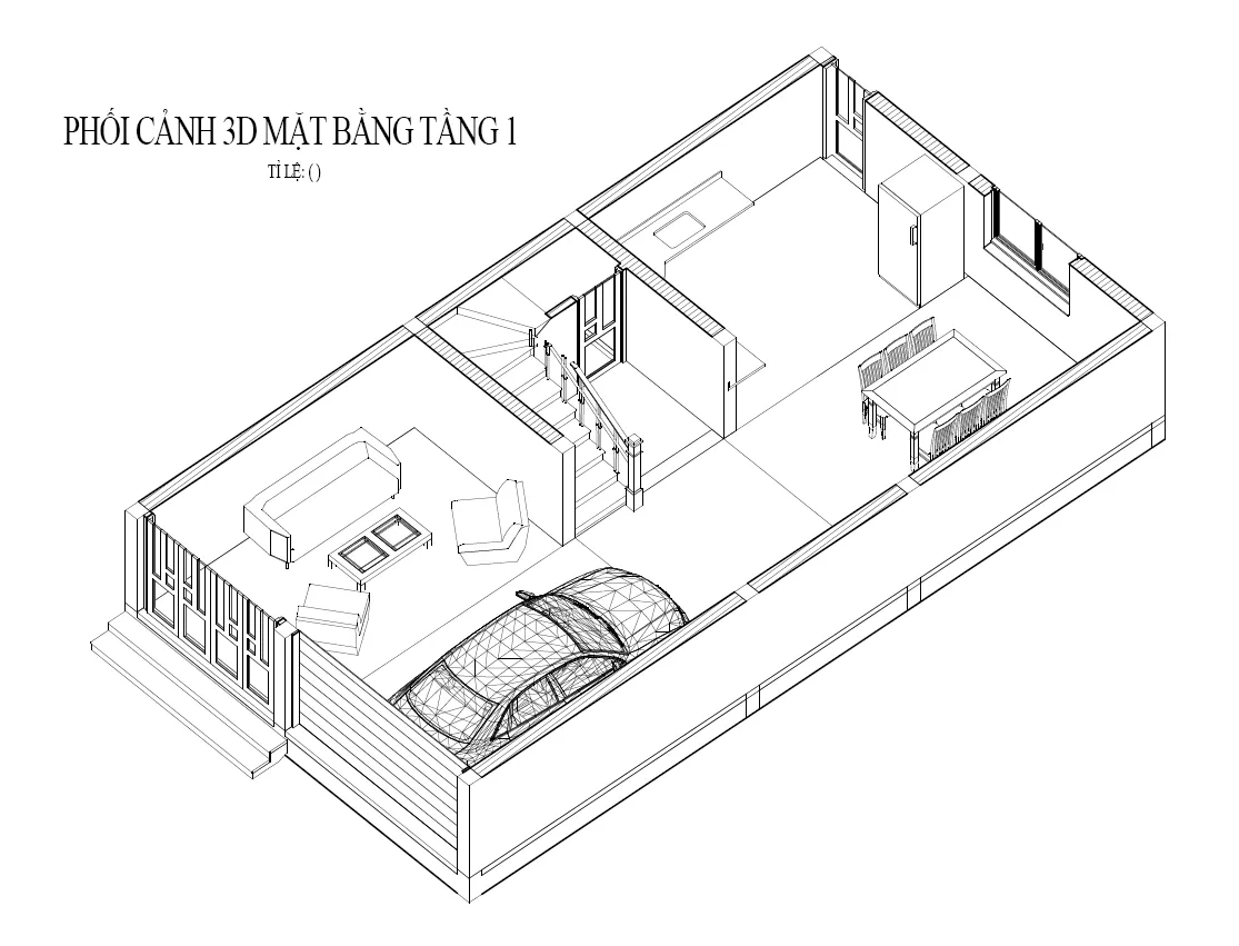 Tư vấn nhà phố 3 tầng đẹp hiện đại có gara